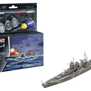 Model Set Battleship Gneisenau