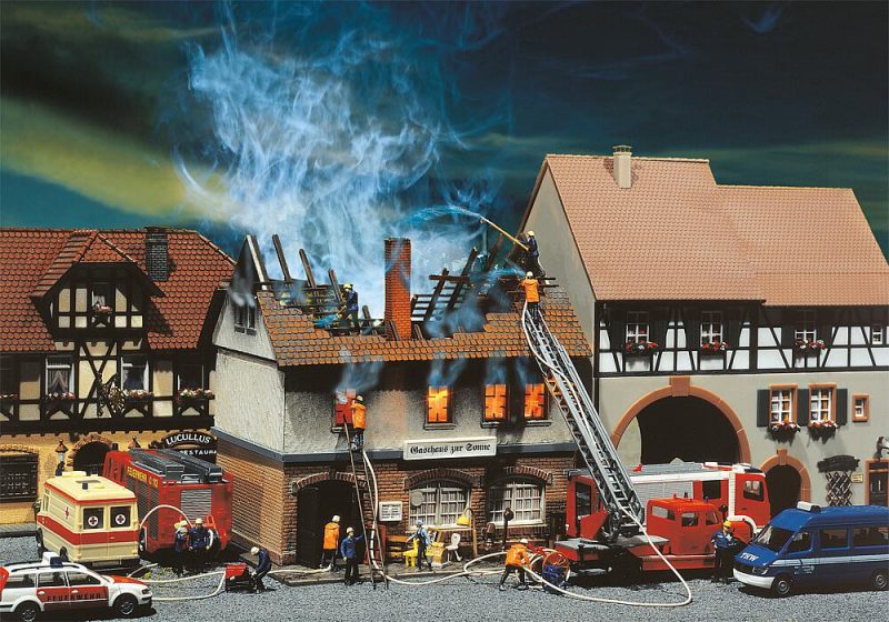 Fire ruins of the Gasthaus Zur Sonne
