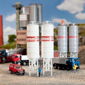 2 industrial silos