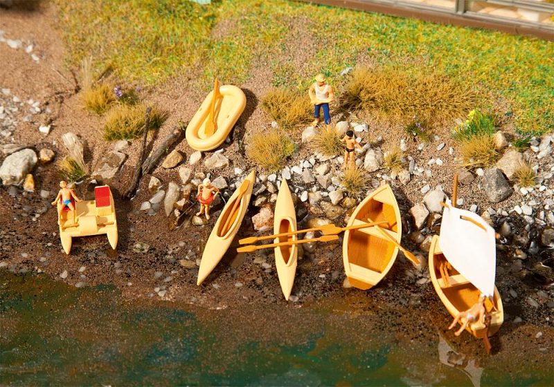 Boats and pedal boats