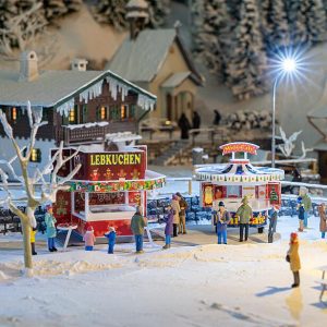 2 Christmas market stalls