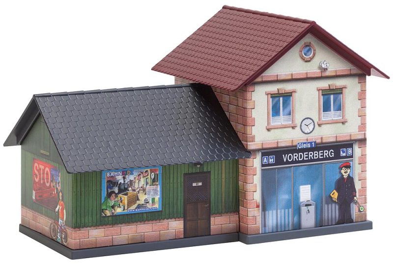 BASIC railway station, incl. 1 painting - Image 6