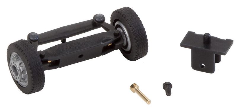 Front axle, complete assembly