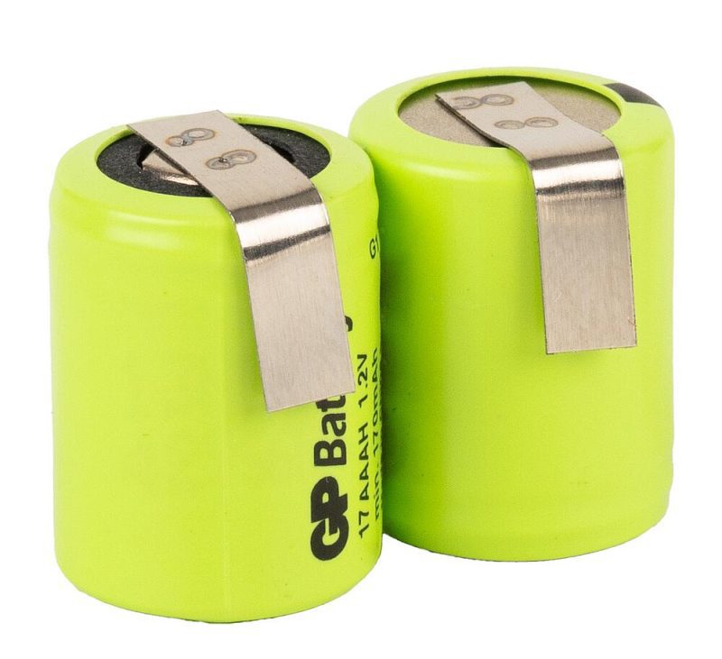 Battery pair 2.4 V, 170 mAh, disconnected