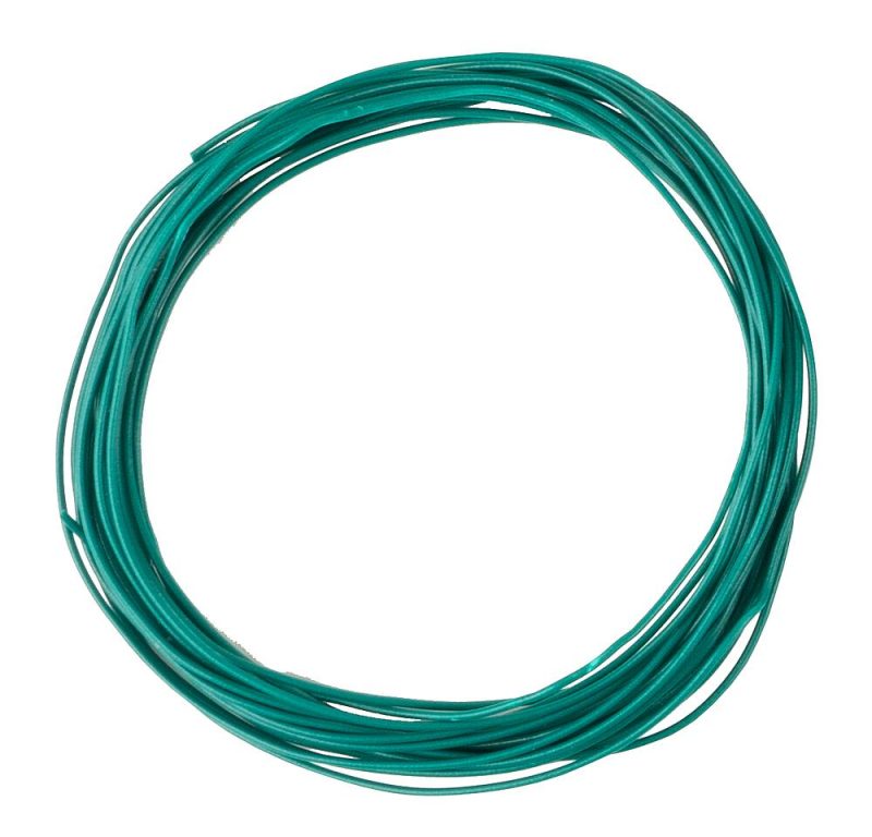 Stranded wire 0.04 mm², green, 10 m