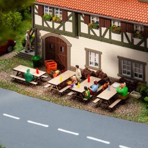 4 picnic benches