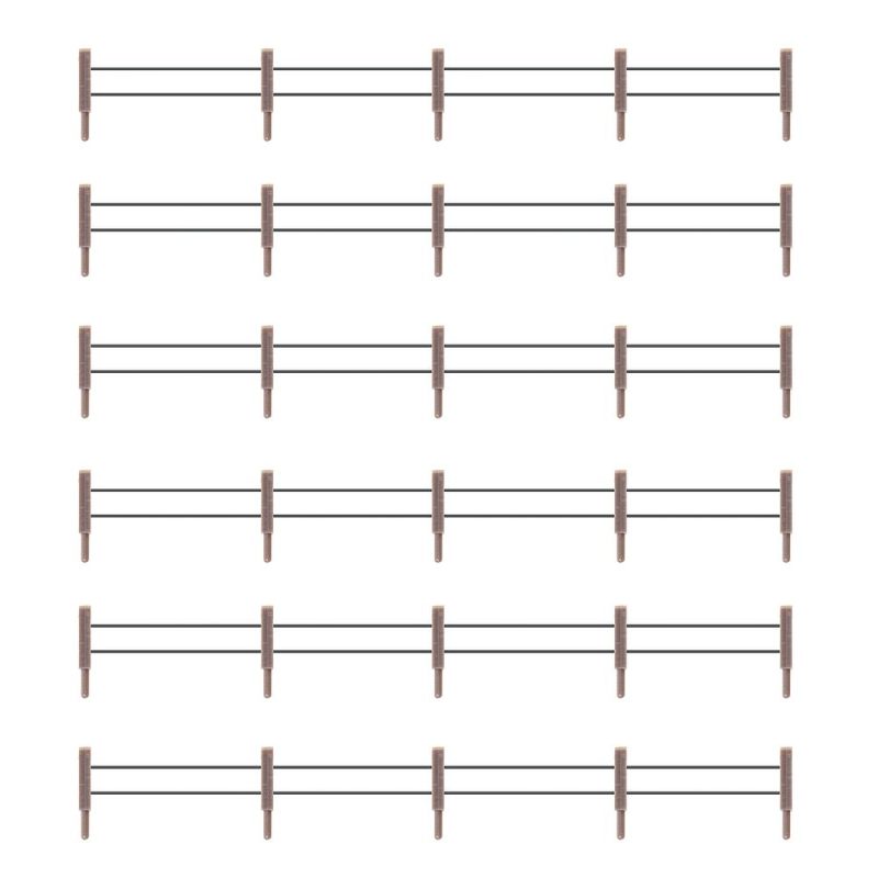 Iron fence with concrete posts - Image 3