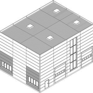2 wall elements with horizontal