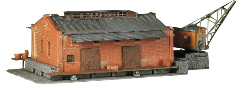 Goods shed with loading crane - Image 4