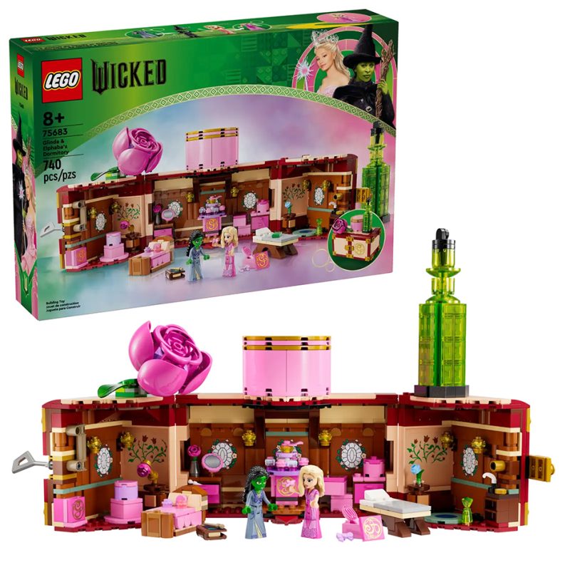 LEGO Wicked 75683 Glinda & Elphaba's Dormitory box