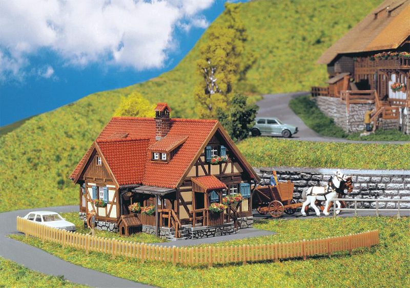 Rural half-timbered house