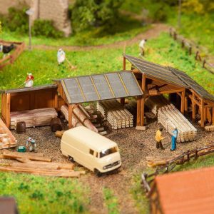 Wood storage shed