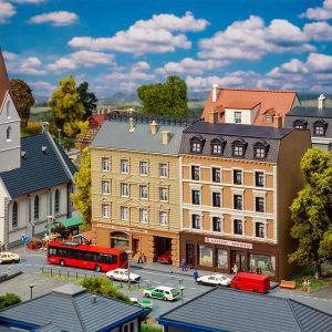 Town houses with pharmacy and