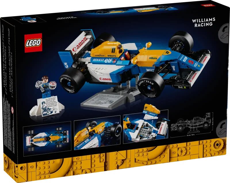 LEGO Icons 10353 Williams Racing FW14B & Nigel Mansell Packaging