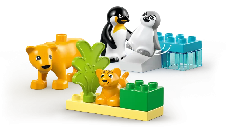 LEGO DUPLO 10442 Wild Animal Families: Penguins & Lions