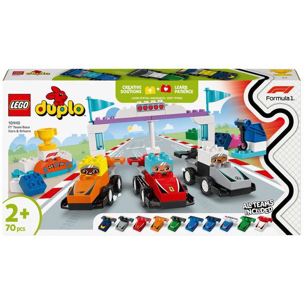 LEGO Duplo 10445 F1® Team Race Cars & Drivers