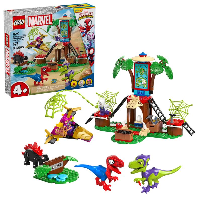 LEGO Marvel 11200 Spidey and Gobby's Raptor Battle at Tree House HQ