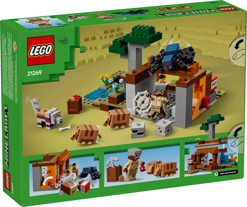 LEGO Minecraft 21269 The Armadillo Mine Expedition Packaging