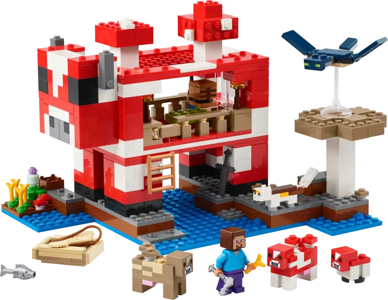 LEGO Minecraft 21270 The Mooshroom House