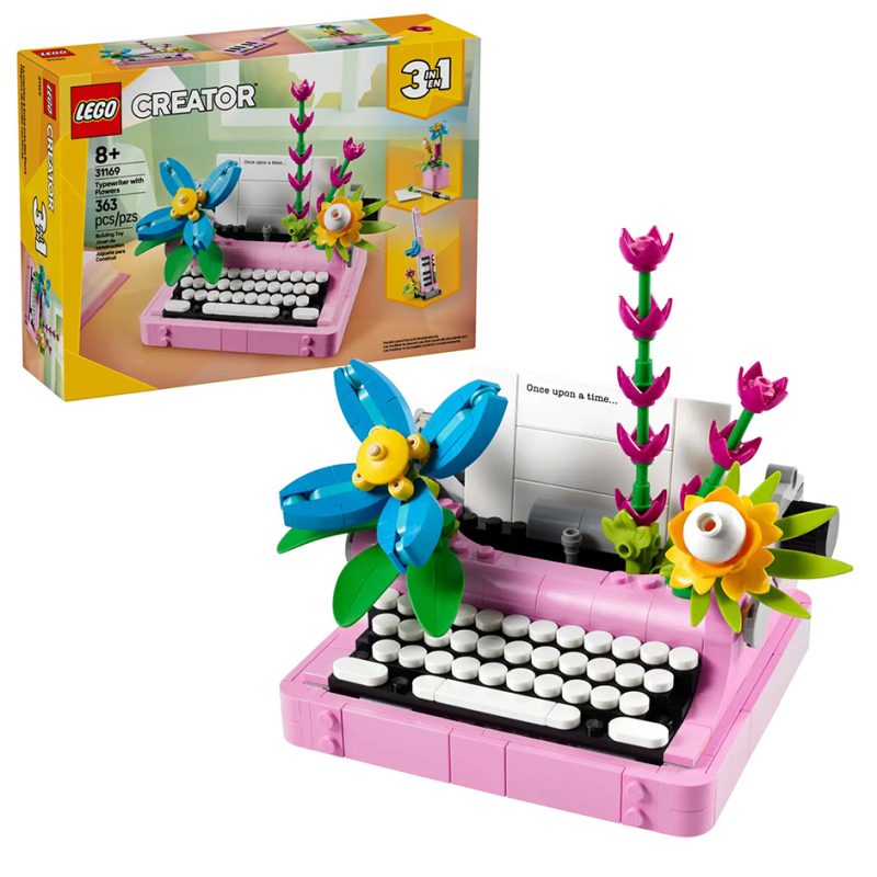 LEGO Creator 3in1 31169 Typewriter with Flowers