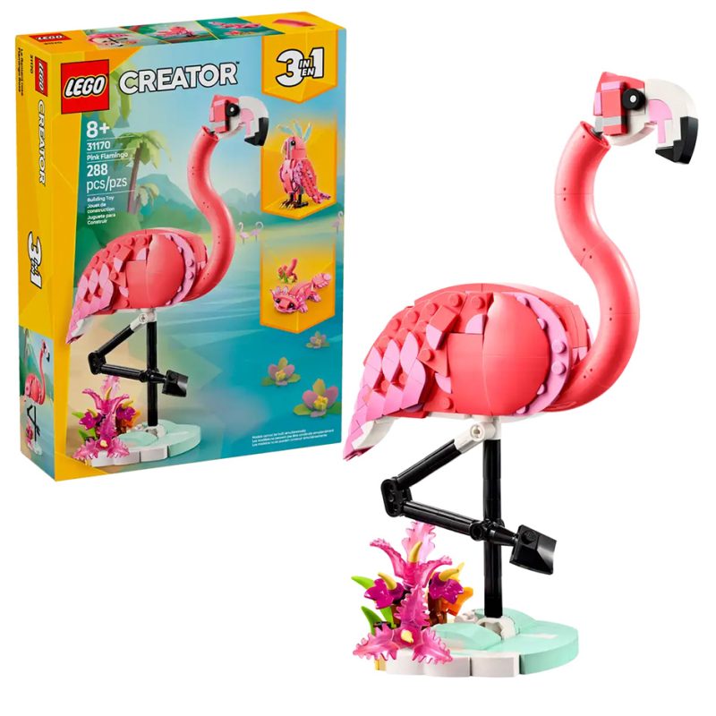 LEGO Creator 3in1 31170 Wild Animals: Pink Flamingo