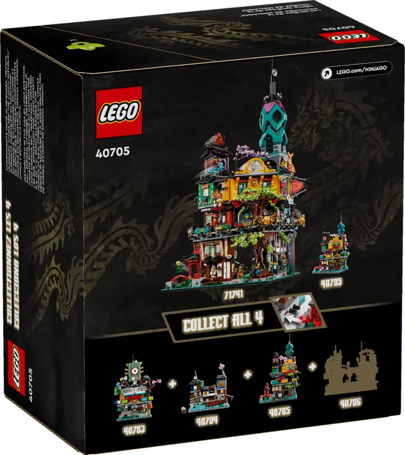 LEGO 40705 Micro NINJAGO® City Gardens Packaging