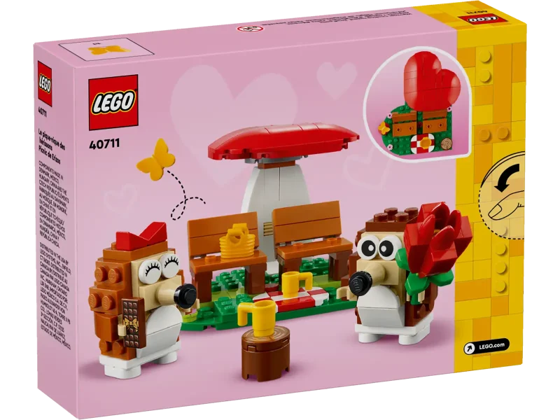 LEGO Valentine's Day 40711 Hedgehog Picnic Date Packaging