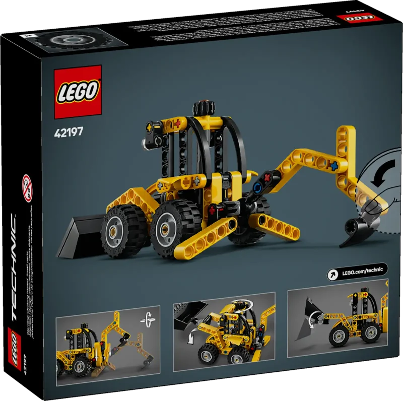 LEGO Technic 42197 Backhoe Loader Packaging