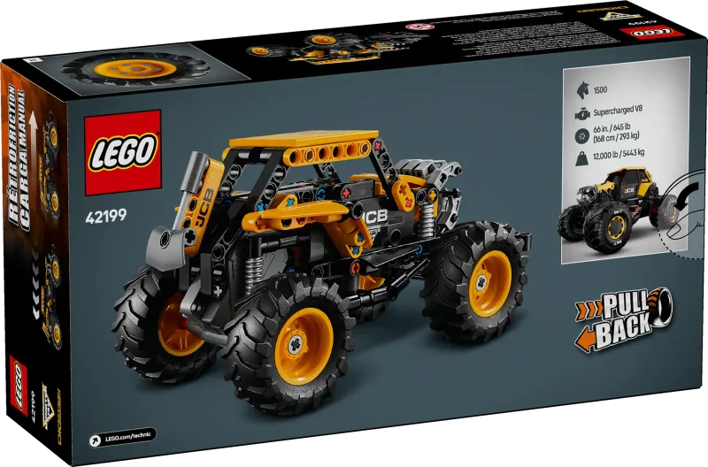 LEGO Technic 42199 Monster Jam™ DIGatron™ Pull-Back Packaging