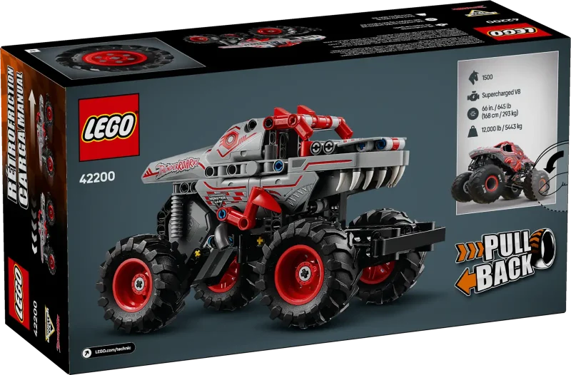 LEGO Technic 42200 Monster Jam™ ThunderROARus™ Pull-Back Packaging