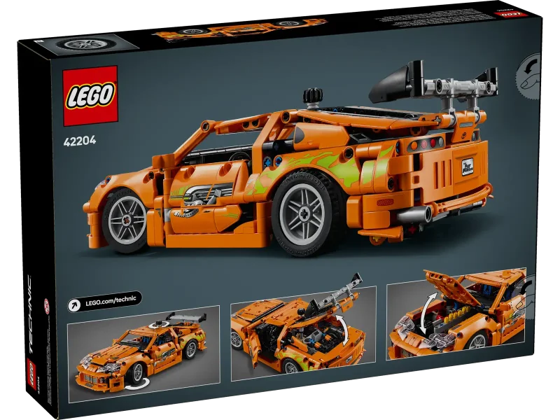 LEGO Technic 42204 Fast and Furious Toyota Supra MK4 Packaging