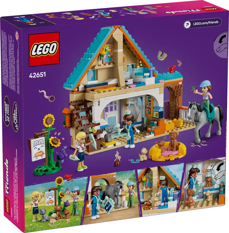 LEGO Friends 42651 Horse and Pet Vet Clinic Packaging