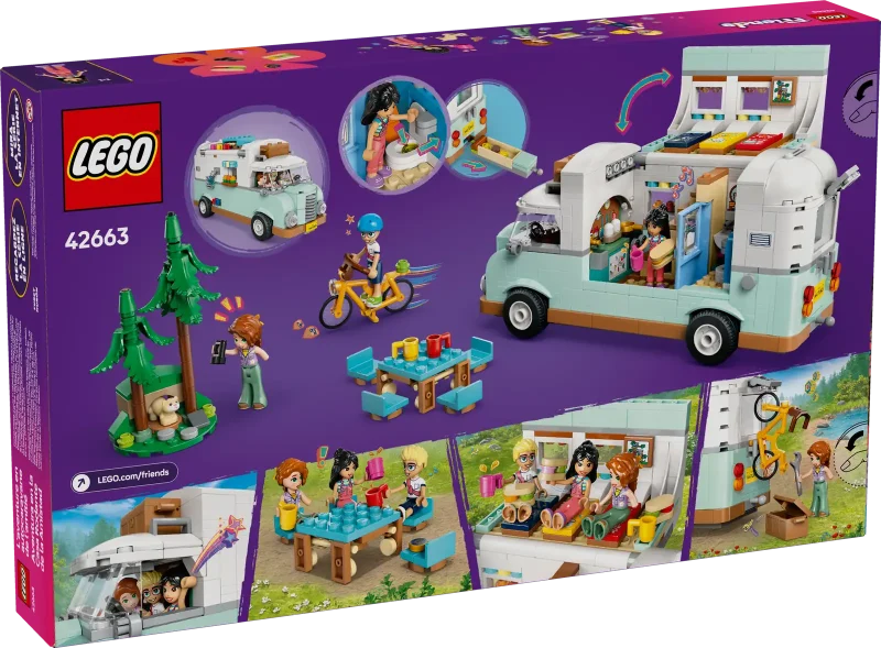 LEGO Friends 42663 Friendship Camper Van Adventure Packaging