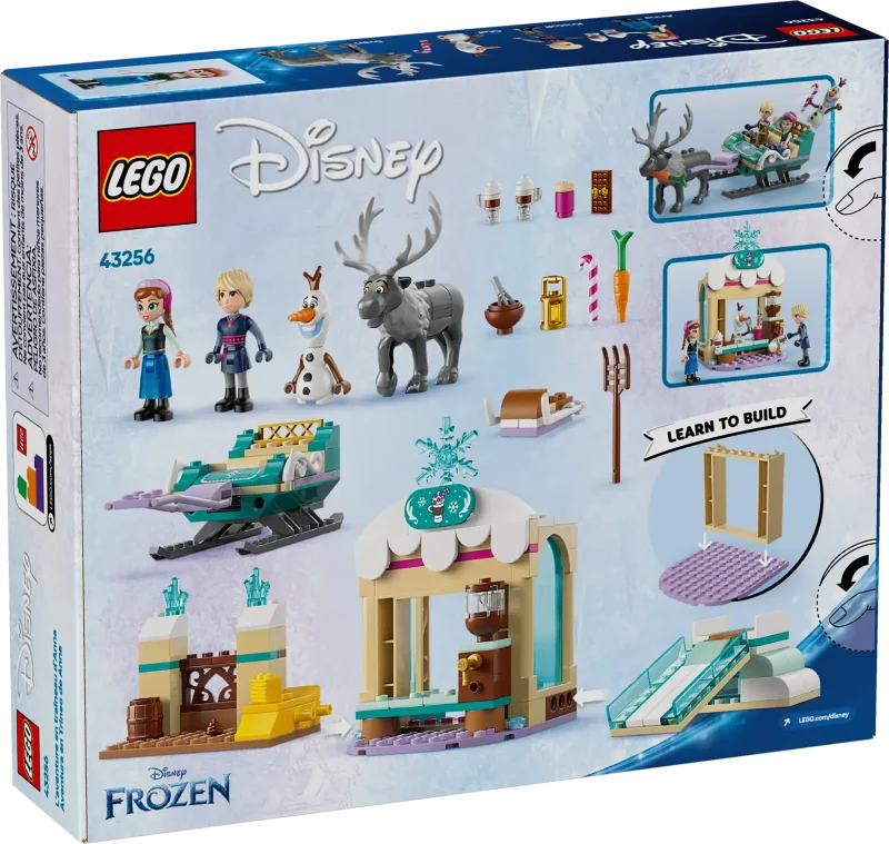 LEGO Disney 43256 Anna's Sleigh Adventure Packaging