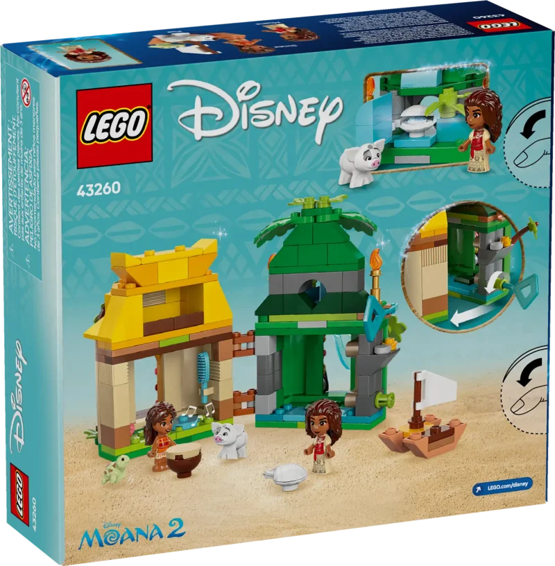 LEGO Disney 43260 Moana's Island Fun Packaging