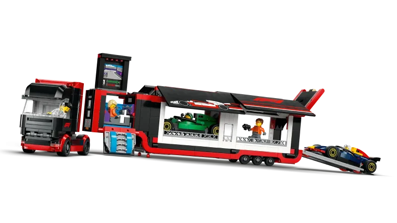 LEGO City 60445 F1® Truck with RB20 & AMR24 F1® Cars