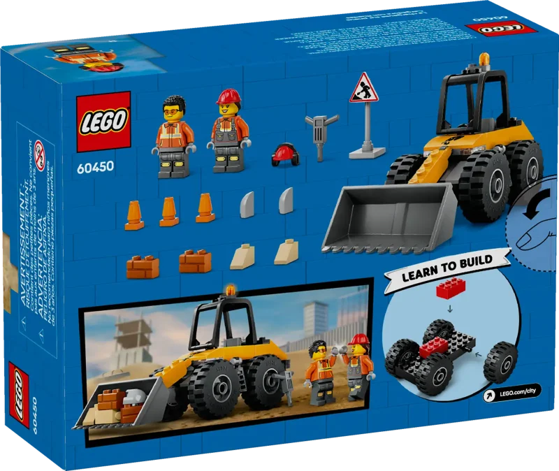 LEGO City 60450 Yellow Construction Wheel Loader Packaging