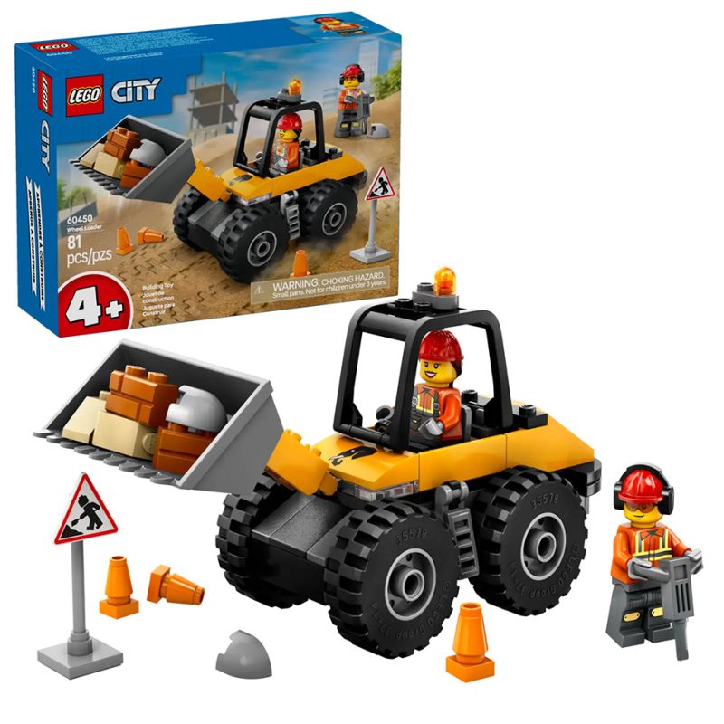 LEGO City 60450 Yellow Construction Wheel Loader