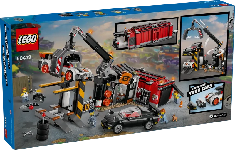 LEGO City 60472 Scrapyard with Cars Packaging