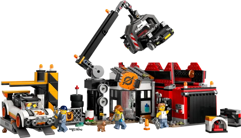 LEGO City 60472 Scrapyard with Cars