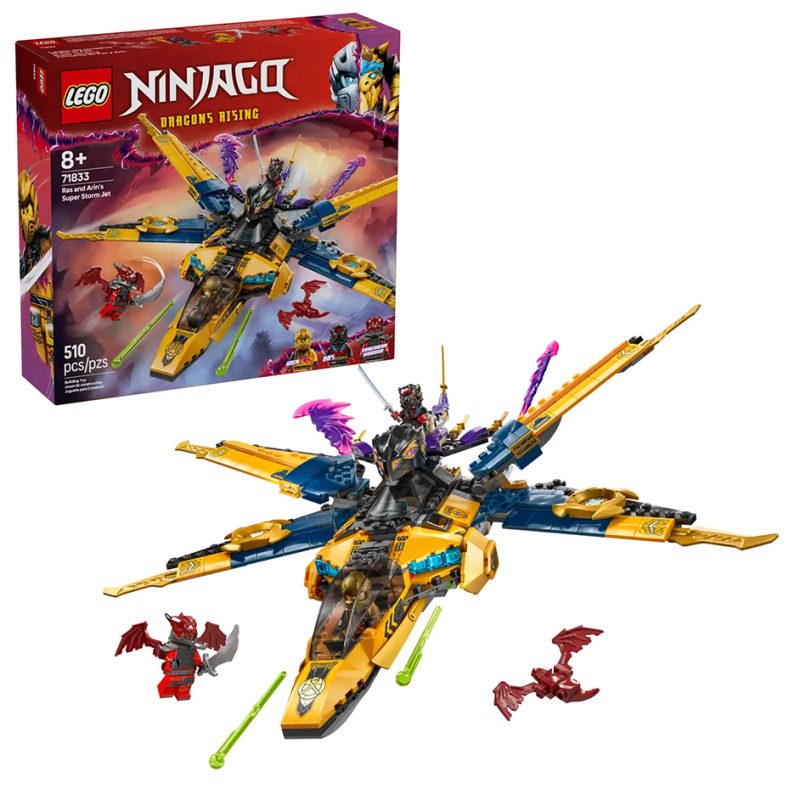 LEGO Ninjago 71833 Ras and Arin's Super Storm Jet