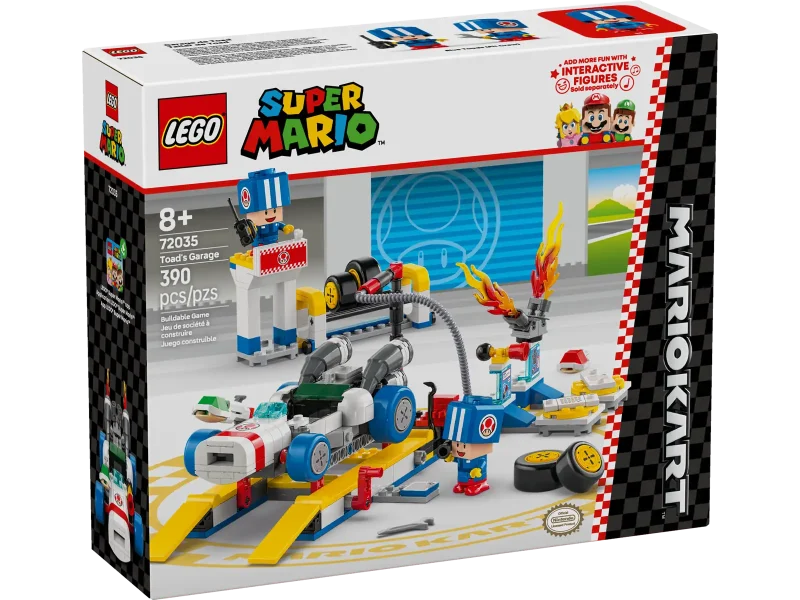 LEGO Super Mario 72035 Mario Kart™ – Toad's Garage Packaging