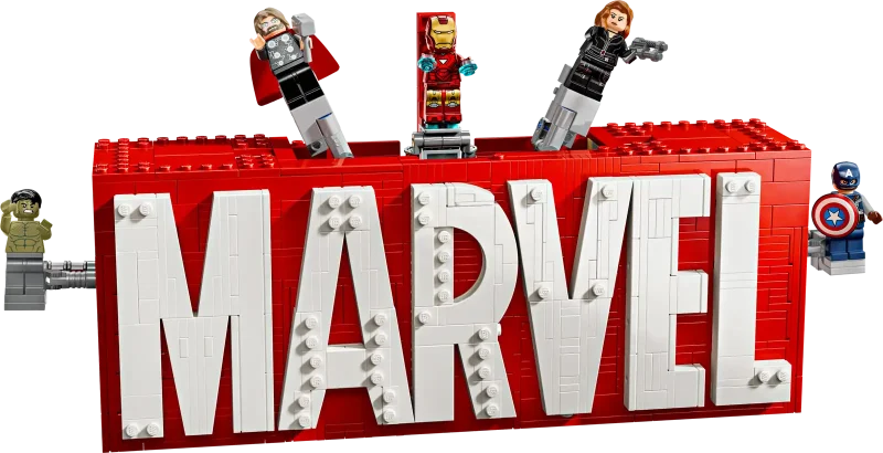 LEGO 76313 Marvel Logo & Minifigures