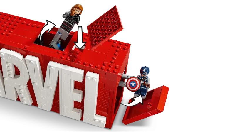 LEGO 76313 Marvel Logo & Minifigures