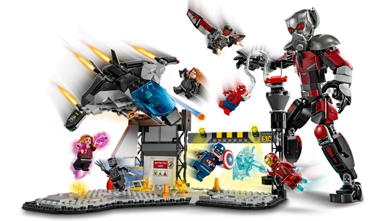 LEGO Marvel 76314 Captain America: Civil War Action Battle