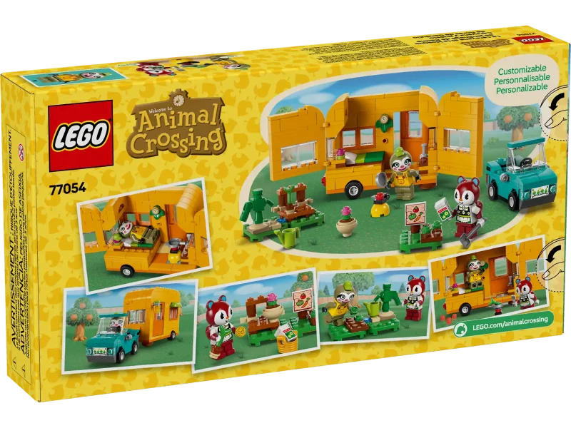 LEGO Animal Crossing 77054 Leif's Caravan & Garden Shop Packaging