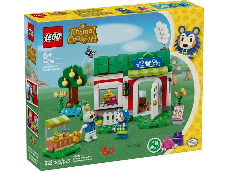 LEGO Animal Crossing 77055 Able Sisters Clothing Shop Packaging