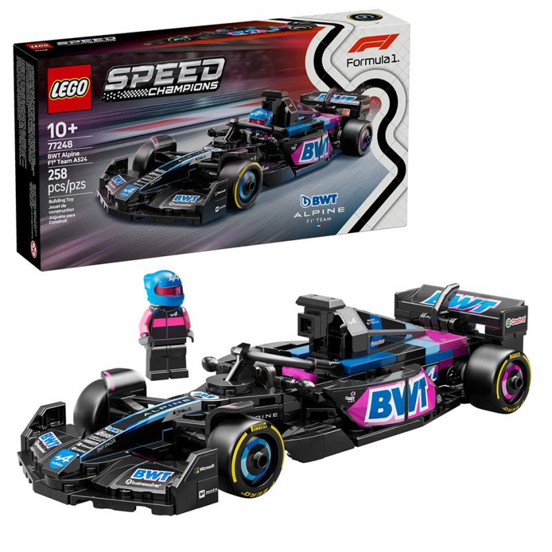 LEGO Speed Champions 77248 BWT Alpine F1® Team A524 Race Car