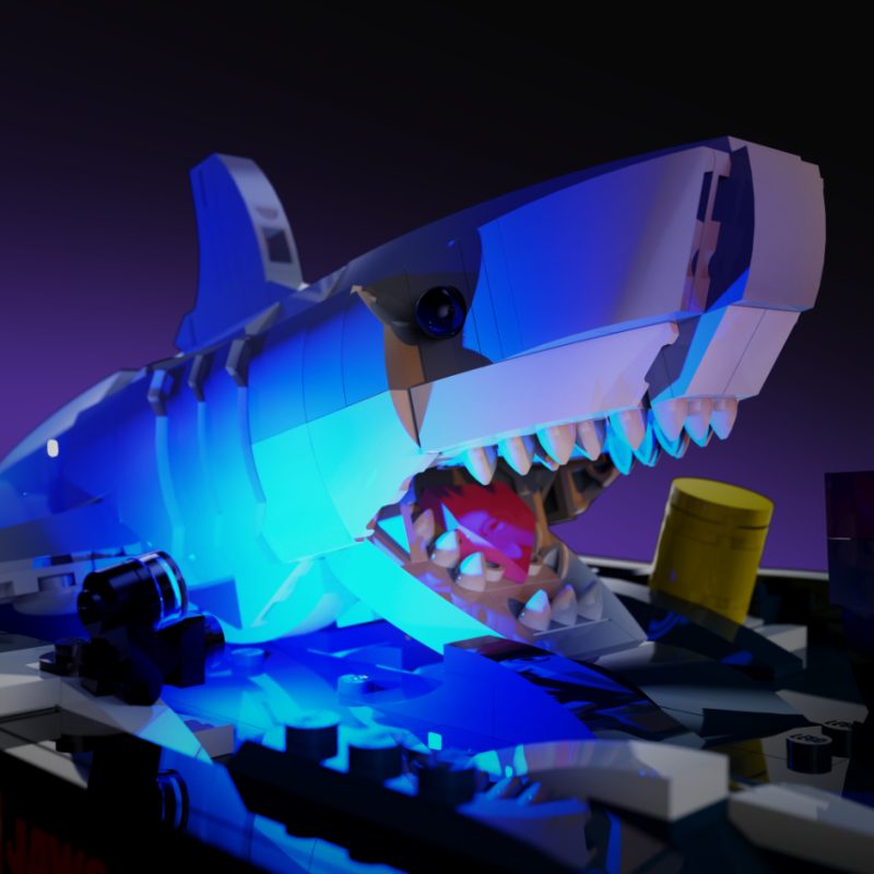 Light My Bricks 2.0 Light Kit for LEGO 21350 Jaws