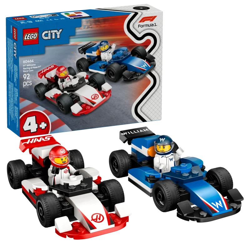 LEGO City 60464 F1® Williams Racing & Haas F1® Race Cars